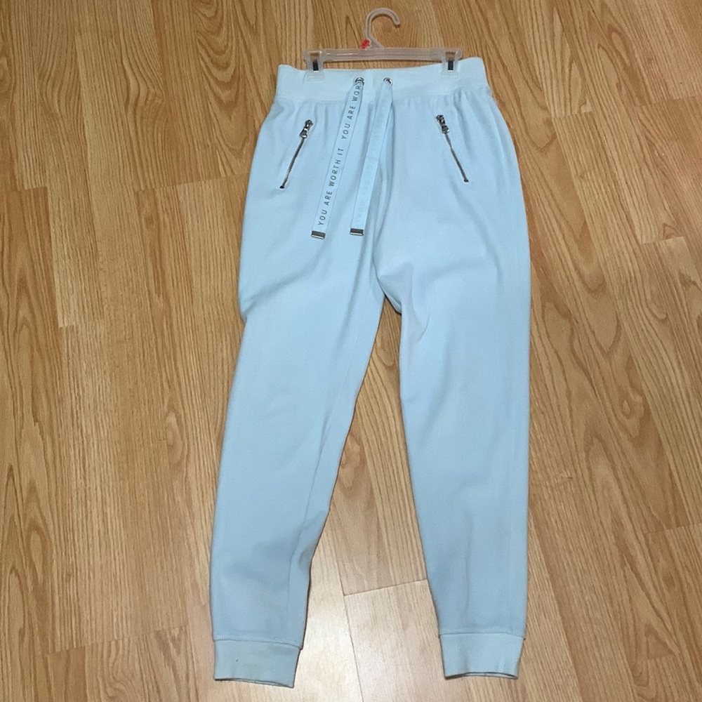 Blue sweatpants